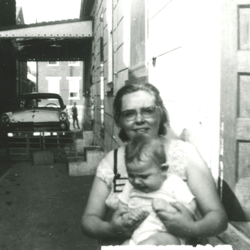 Mom and  Edna, 1962.