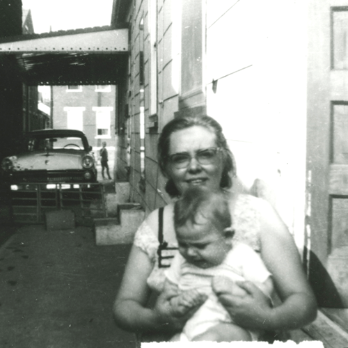 Mom and  Edna, 1962.